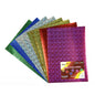 Lino Handmade Craft Paper - 7 Colors, Textured & Sparkly, 10 Sheets (9.06 x 12.99 inches)
