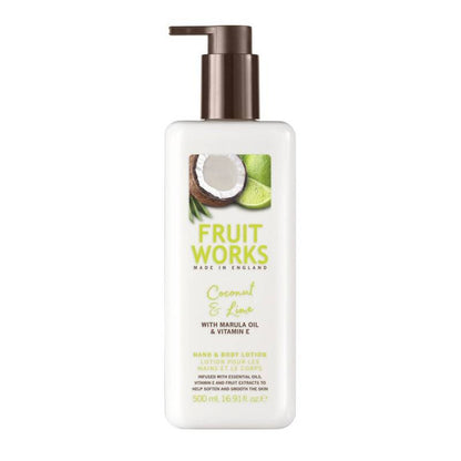 Fruit Works Coconut & Lime Hand & Body Lotion 500ml