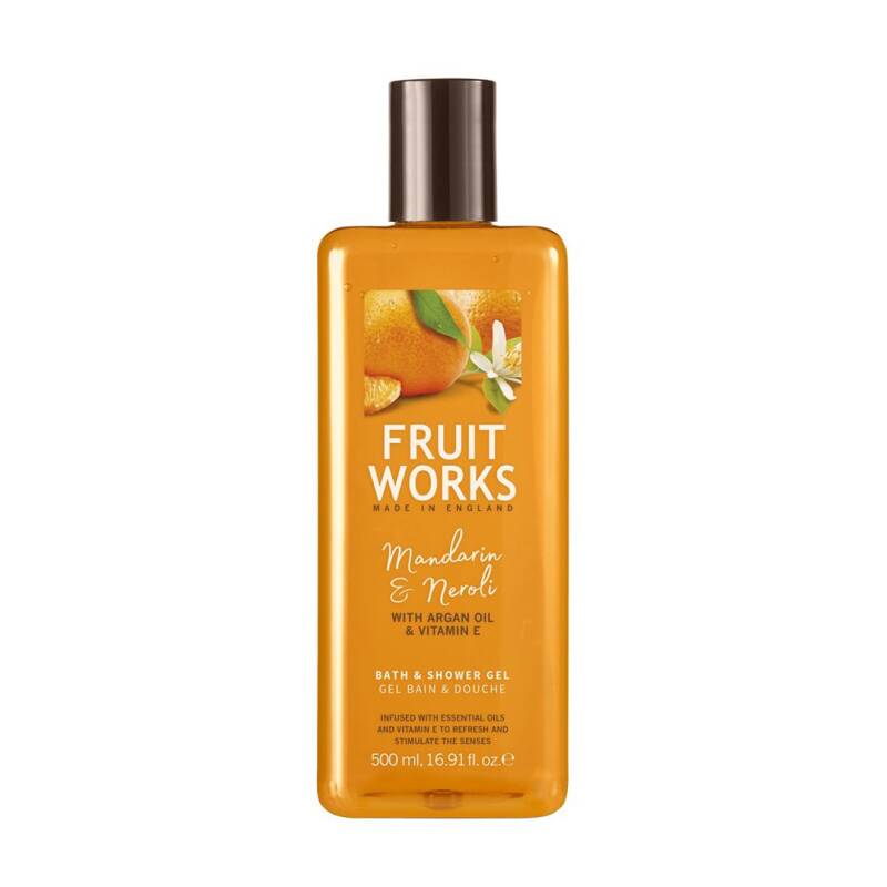 Fruit Works Mandarin & Neroli Refreshing Shower Gel 500ml