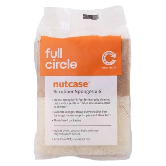 Full Circle Home - Nutcase Mixed Scrubber Sponges (6CT)