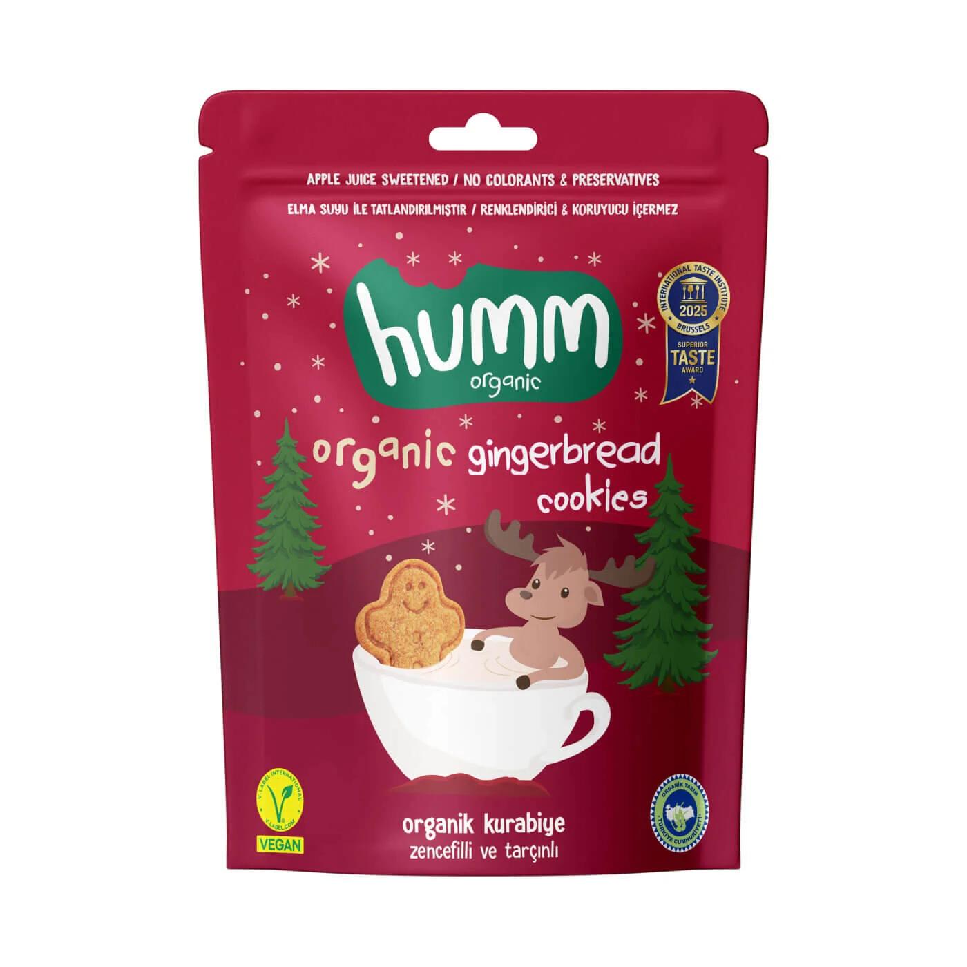 Humm Organik Ginger & Cinnamon Organic Vegan Cookies 55g