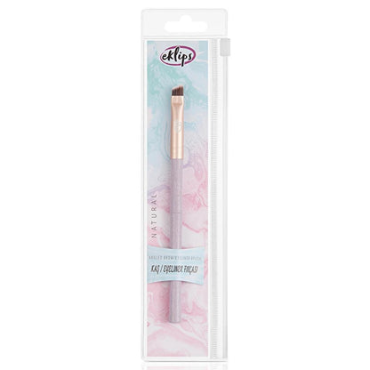 Eklips Natural Angled Brow & Eyeliner Brush for Precise Lines