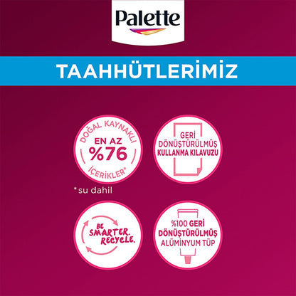 Palette Deluxe Hair Dye - Intense, Long-Lasting Color with Nourishing Properties