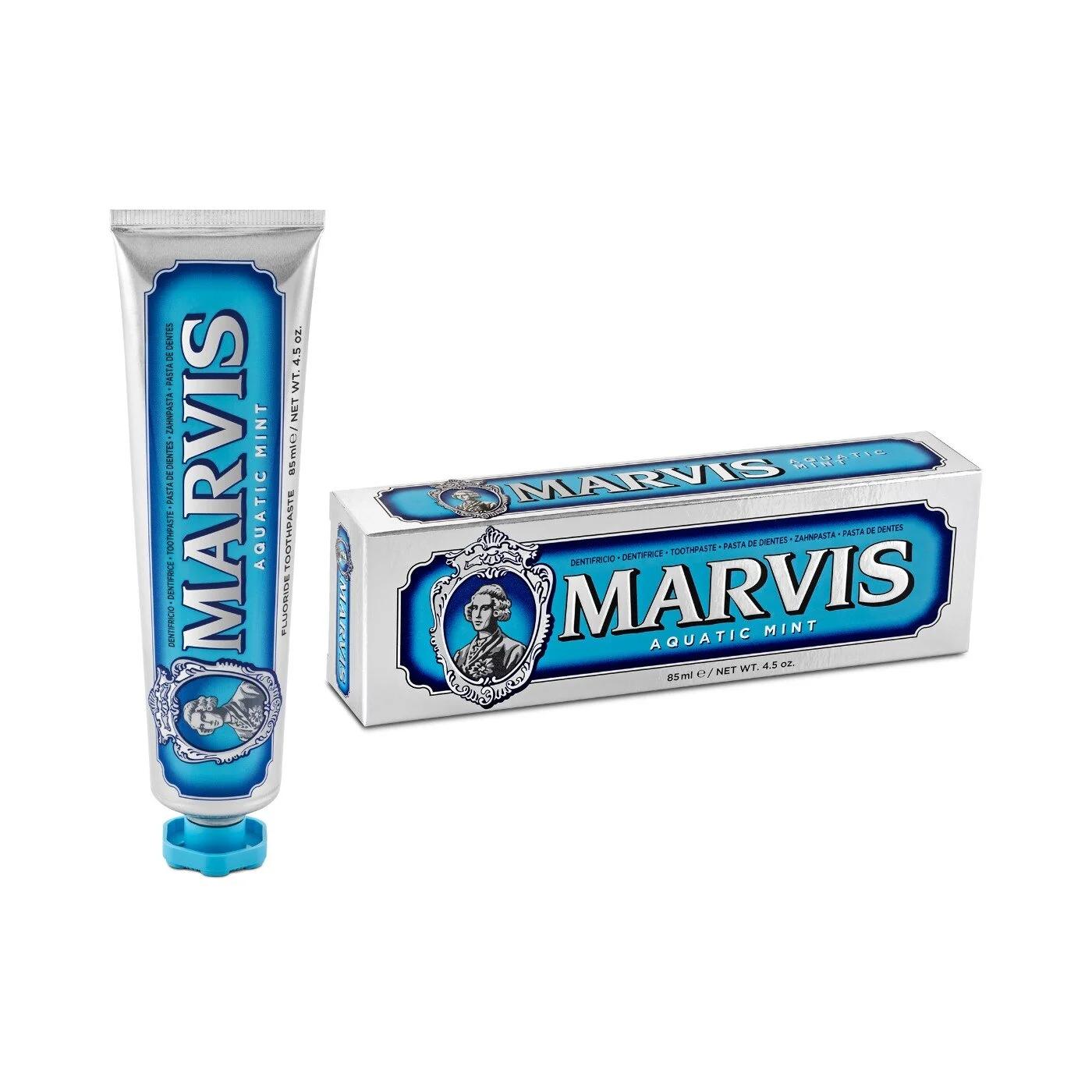 Marvis Aquatic Mint Toothpaste for Long-Lasting Freshness 85 ml