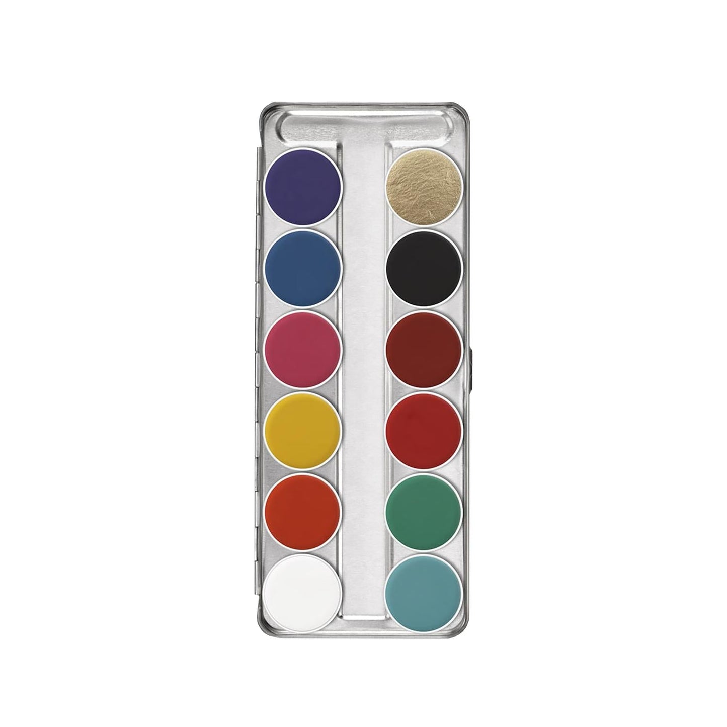 Kryolan Aquacolor Palette 12-Color Makeup Palette