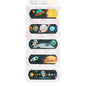 Benri Space Band-Aid 15 pcs - Colorful & Fun Designs for Kids and Adults | 15 Count
