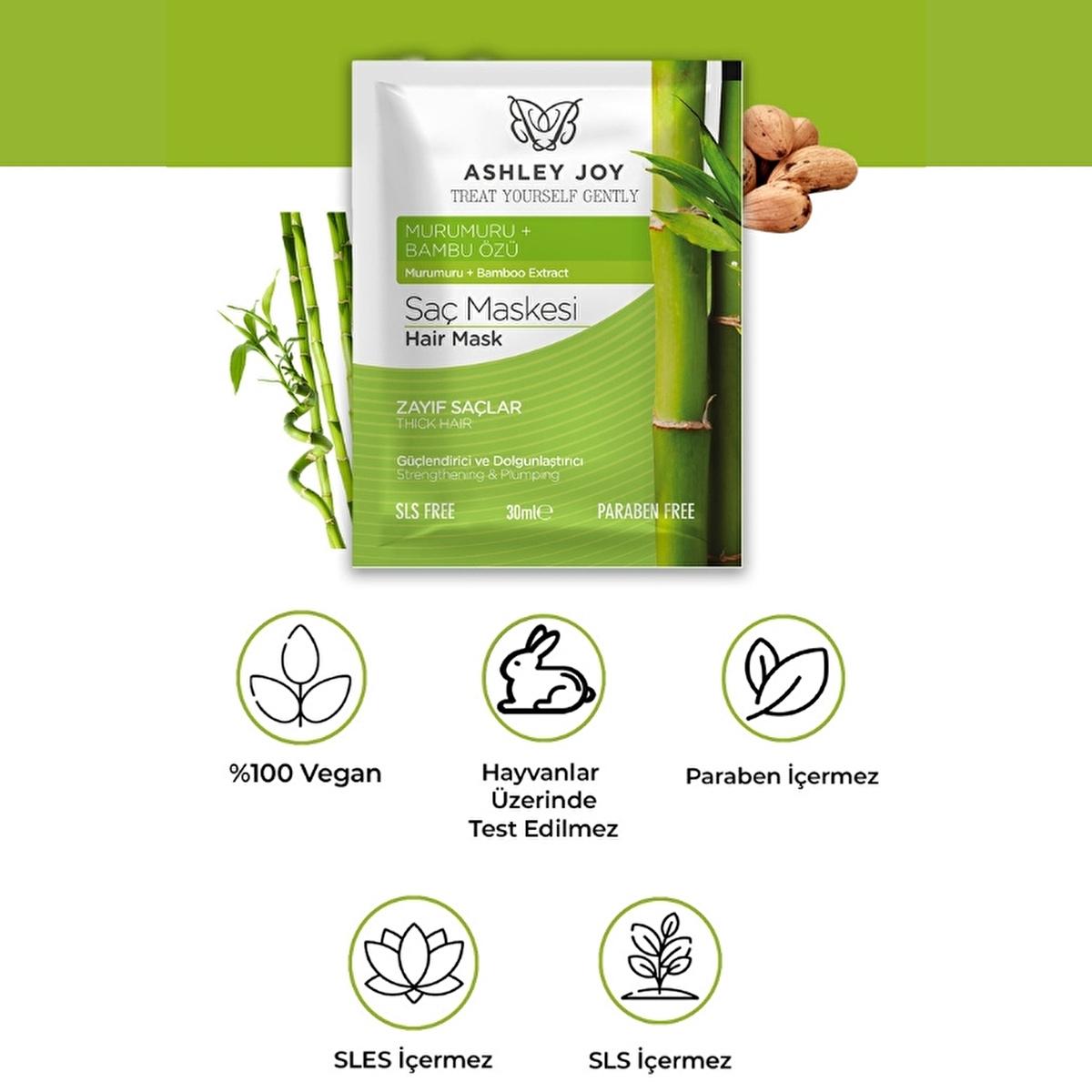 Ashley Joy Detoxifying Hair Mask - Deep Cleanse, Oil Control, & Product Buildup Removal - Active Carbon & Bentonite Clay Formula