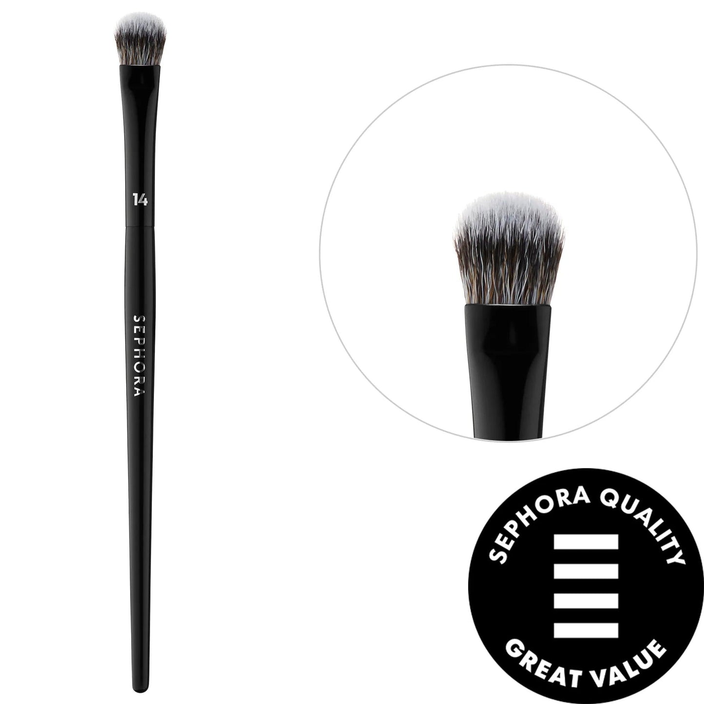 PRO Shadow Brush #14 - Vegan Eyeshadow Brush for Precise Application
