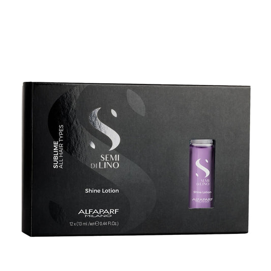 Alfaparf Semi Di Lino Sublime Shine Lotion 12x13ml - Professional Hair Care for Nourishment & Shine