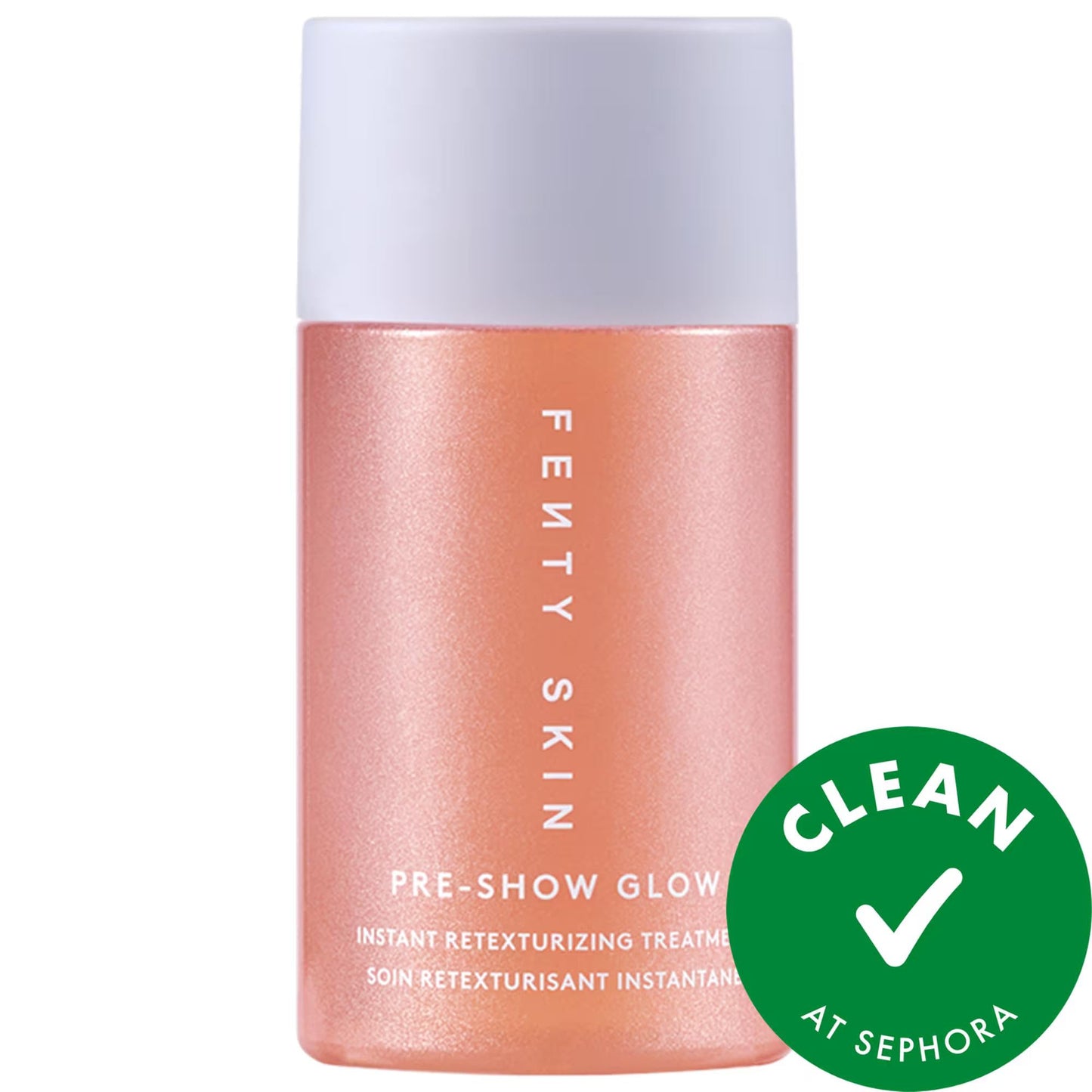 Pre-Show Glow Refillable Instant Retexturizing 10% AHA Treatment - Vegan, Cruelty-Free Skincare for Bright, Smooth Skin