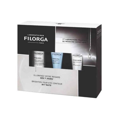 Filorga Skincare Set - Eye Contour Care with Hyaluronic Acid Anti-Aging Skincare Facial Skincare Routine