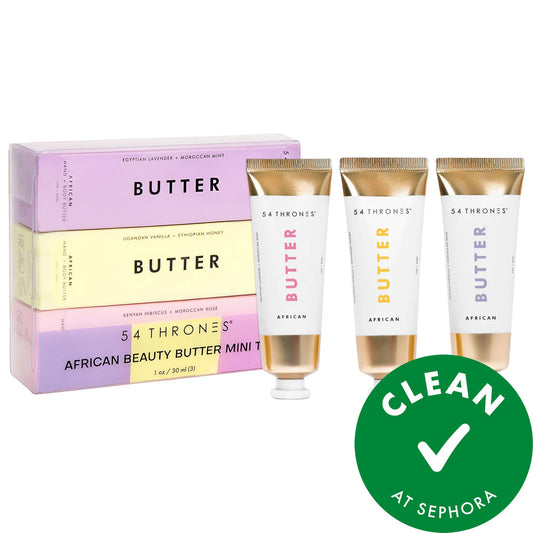 African Beauty Butter Hand and Body Butter Gift Set - Natural Skincare Products for Dry Skin with Shea Butter