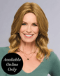 Gabor Fetching Beauty Should-Length Layered Wig with Flowing Waves by Hairuwear, Average Cap - Light Grey