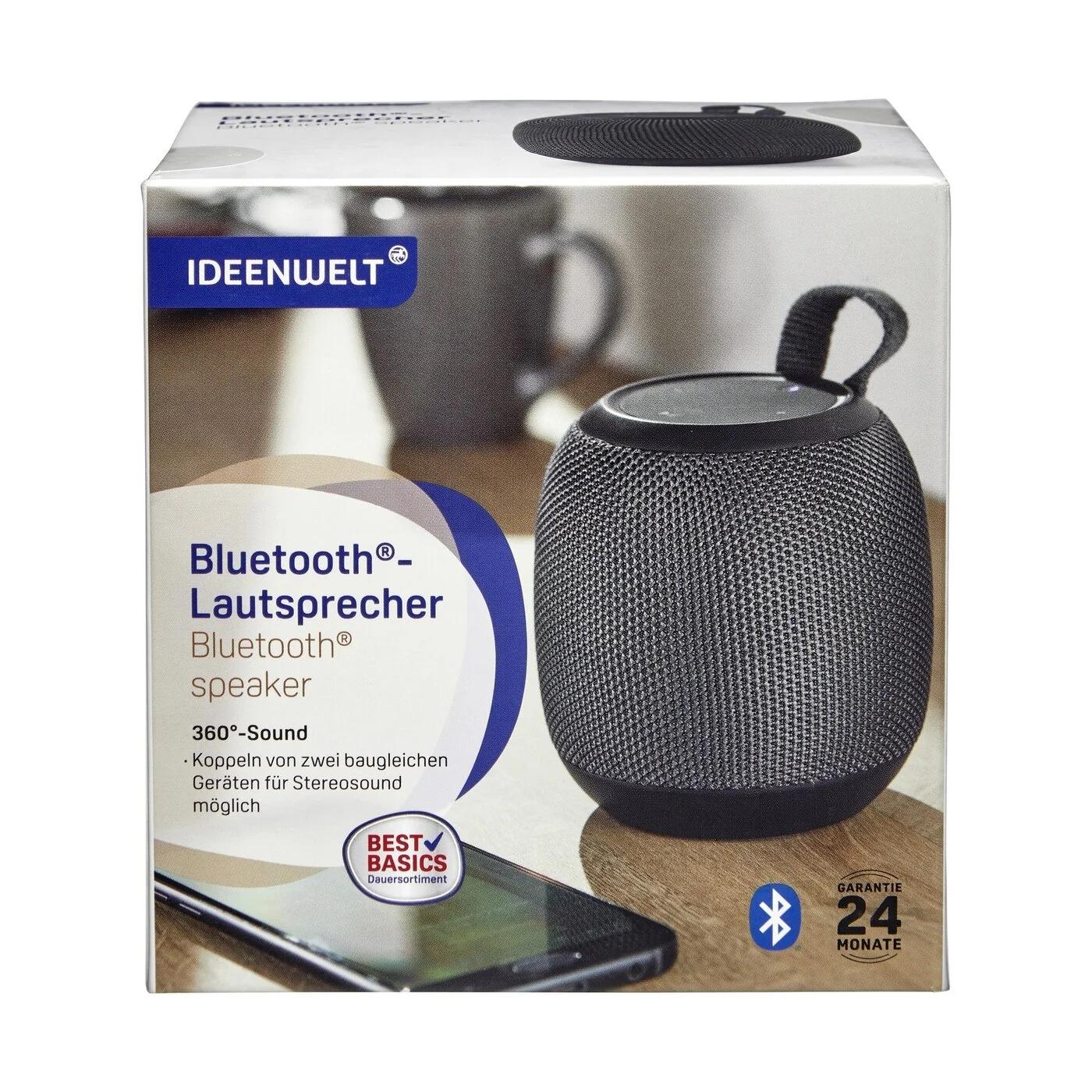 Ideenwelt Bluetooth Speaker with Compact Design