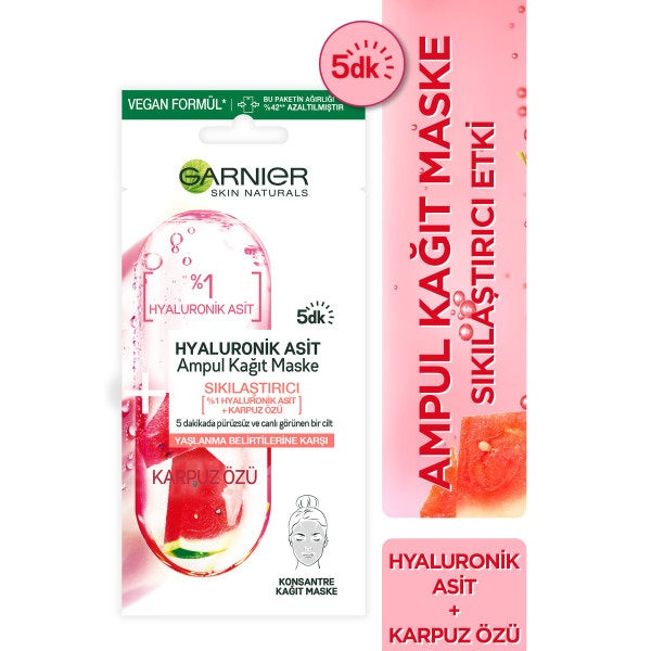 Garnier Hyaluronic Acid Firming Ampoule Sheet Mask 15g