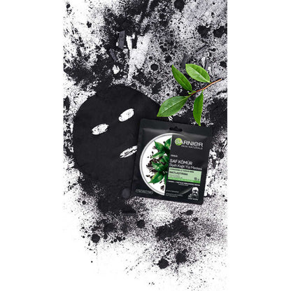 Garnier Charcoal & Black Tea Sheet Mask for Purifying Skin 1 Sheet