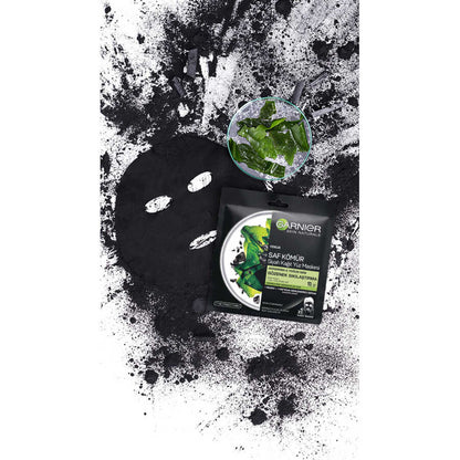Garnier Charcoal & Black Algae Purifying Sheet Mask 1 Sheet