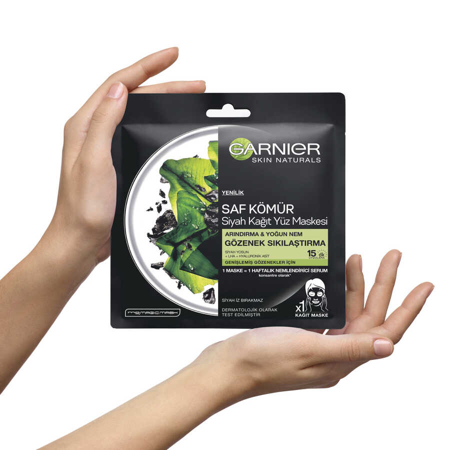 Garnier Charcoal & Black Algae Purifying Sheet Mask 1 Sheet