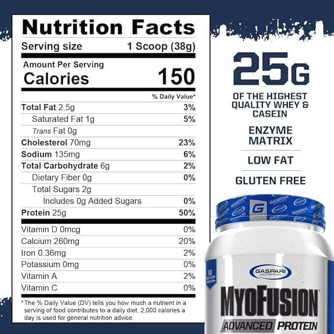 Gaspari MyoFusion Advanced Protein, 4lbs