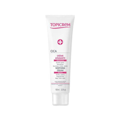 Topicrem Soothing Cream for Irritated Skin - Cica Soothing Formula, 3.38 fl oz