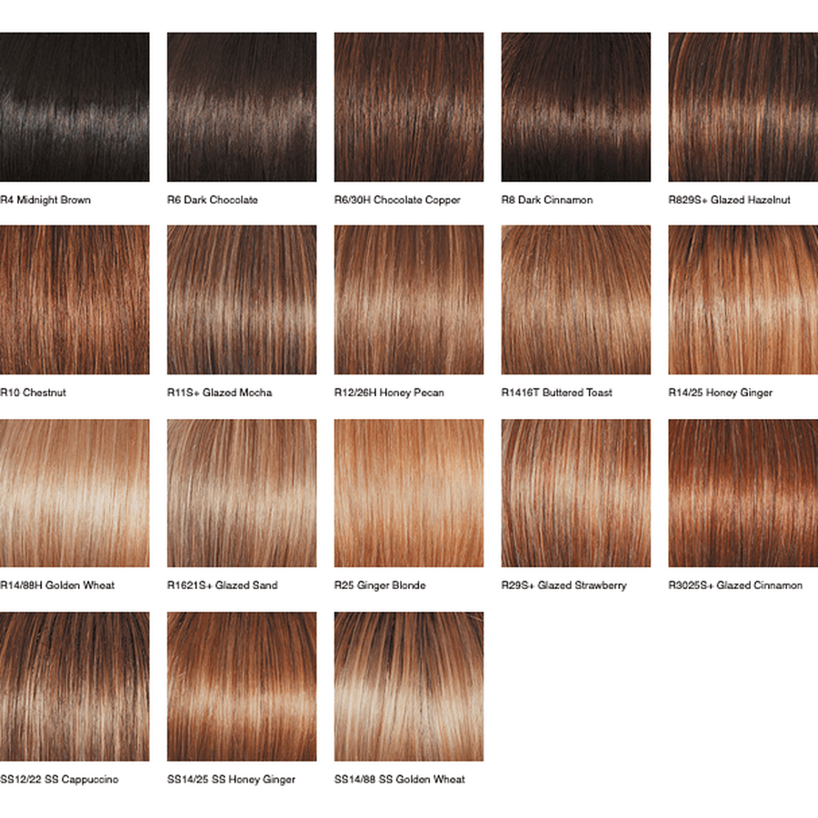 Raquel Welch Gilded 18" Top Piece Topper 100% Human Hair - Choose Color
