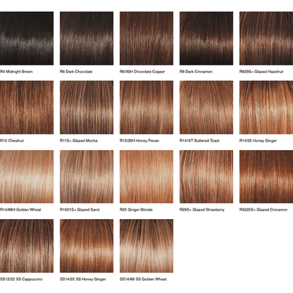 Raquel Welch Gilded 18" Top Piece Topper 100% Human Hair - Choose Color