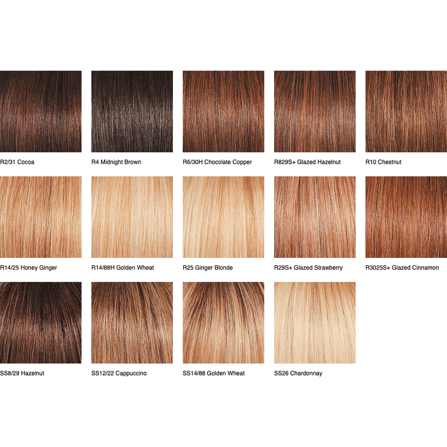 Raquel Welch Glamour and More 100% Human Hair Wig - Choose Color