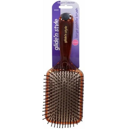 Glide'N Style Elegant Large Paddle Brush for Easy Detangling
