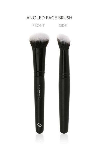 Golden Rose Angled Face Brush for Seamless Contouring