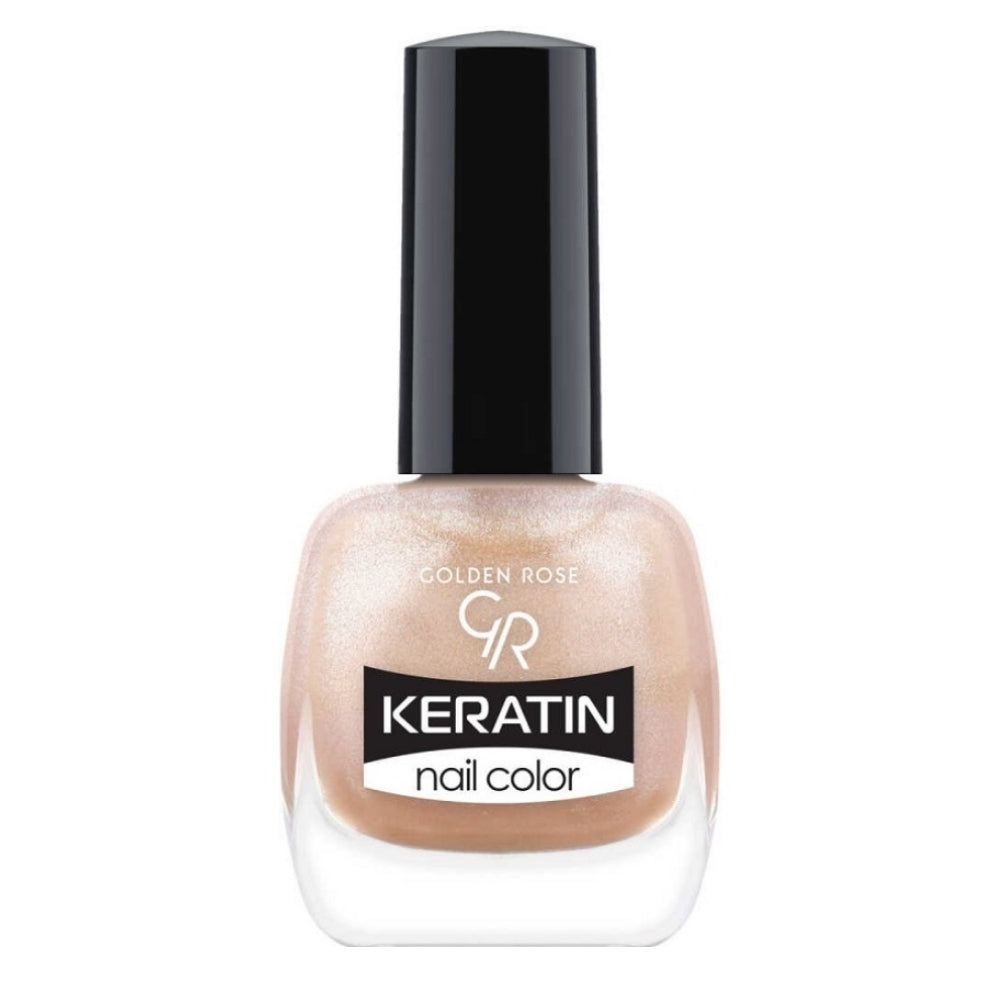 Golden Rose Keratin Nail Color 125 Glossy Polish
