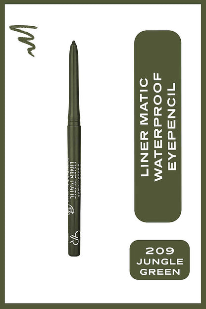Golden Rose Liner Matic Waterproof Eyepencil 209 Jungle Green