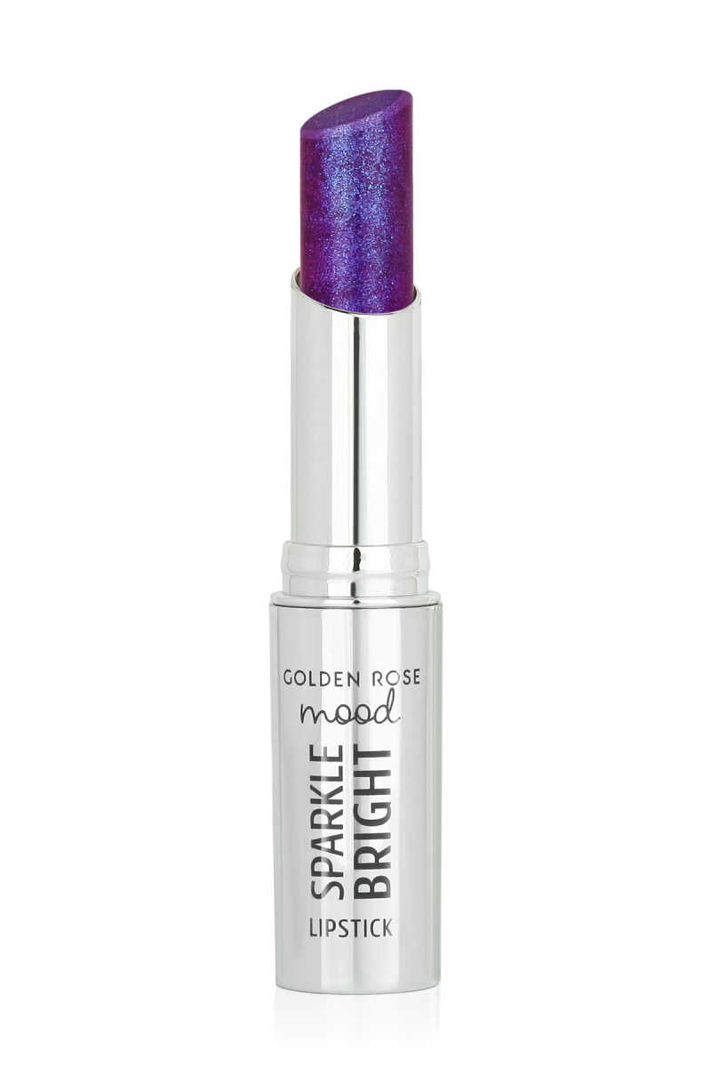 Golden Rose Mood Sparkle Bright Lipstick Violet Fizz No154