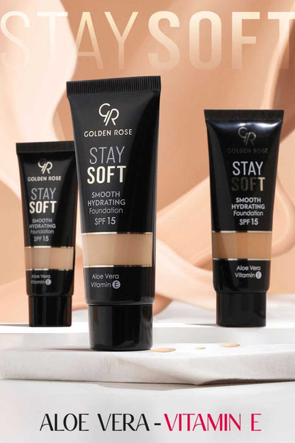 Golden Rose Stay Soft Smooth Hydrating Foundation 211 30ml