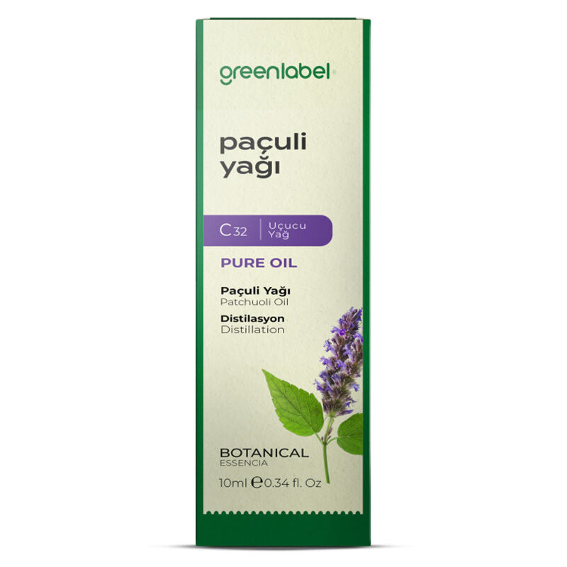 Greenlabel Patchouli Essential Oil for Skin & Aromatherapy 10 ml
