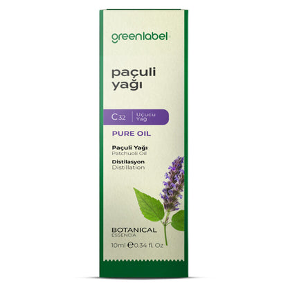 Greenlabel Patchouli Essential Oil for Skin & Aromatherapy 10 ml