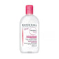 Bioderma Sensibio H2O Micellar Water for Sensitive Skin, 500ml - Gentle Makeup Remover & Cleanser, Fragrance-Free, Non-Irritating