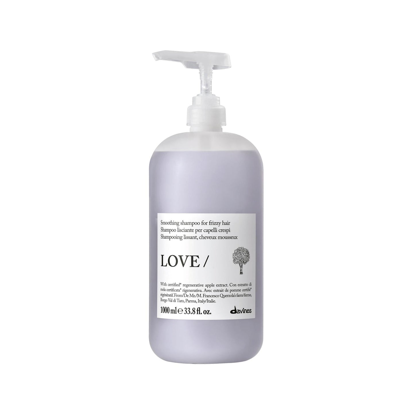 Davines Love Smoothing Shampoo for Frizzy Hair 1000 ml