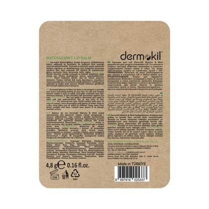 Dermokil Matcha Mint Lip Balm Refreshing Hydration 4.8g