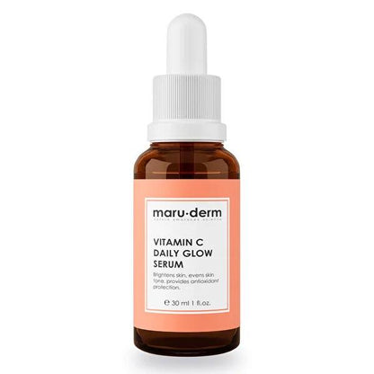 Maruderm Vitamin C and Peptide Serum: Brighten, Hydrate & Rejuvenate - Paraben & Fragrance Free, Anti-Aging Skin Brightening Treatment