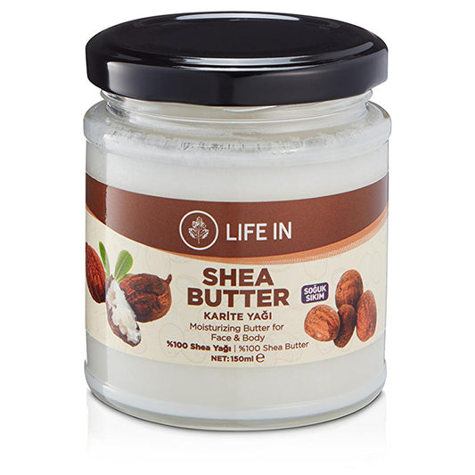 Life In Shea Butter Body Oil 150ml - Natural Moisturizing Oil for Dry Skin