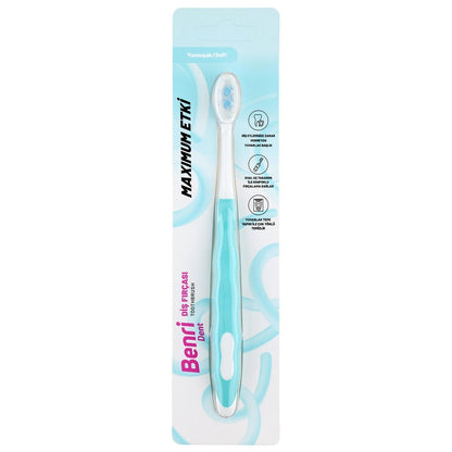 Benri Dent Soft Toothbrush Assorted 1 Count