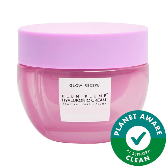 Plum Plump Hyaluronic Acid Moisturizer: Refillable, Vegan Face Cream for Hydrated, Glowing Skin & Balanced Complexion