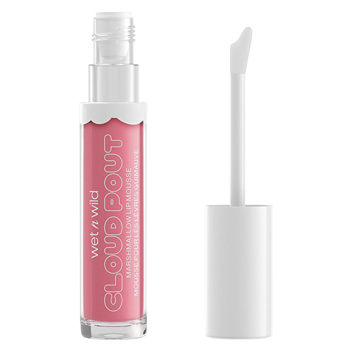 Wet n Wild Cloud Pout Marshmallow Lip Mousse - Nourishing, Soft Matte Finish, Pour Some Suga On Me