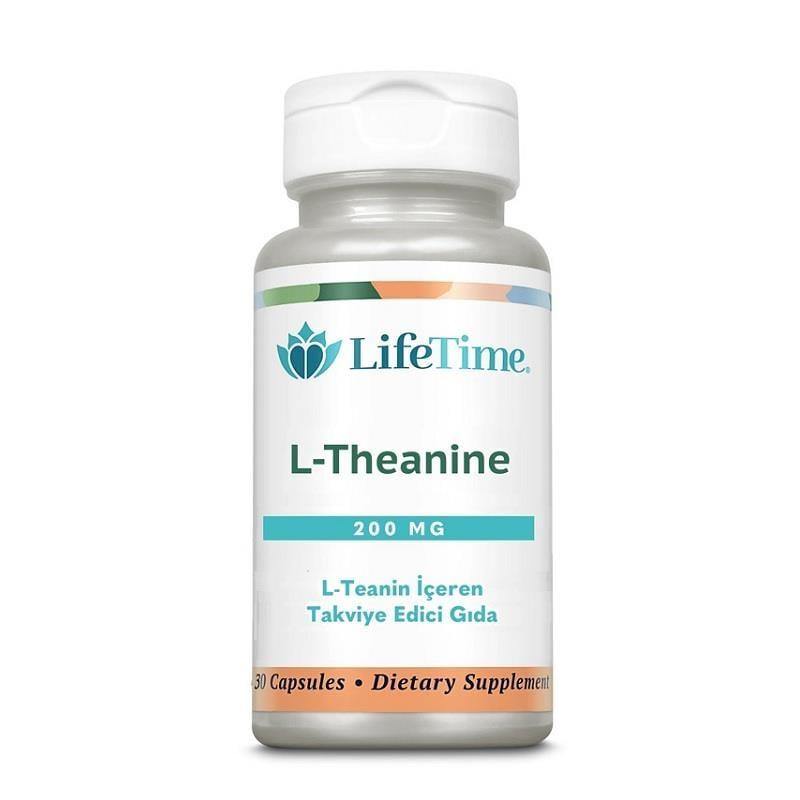 Life Time L-Theanine 200 mg Calming Supplement 30 Capsules