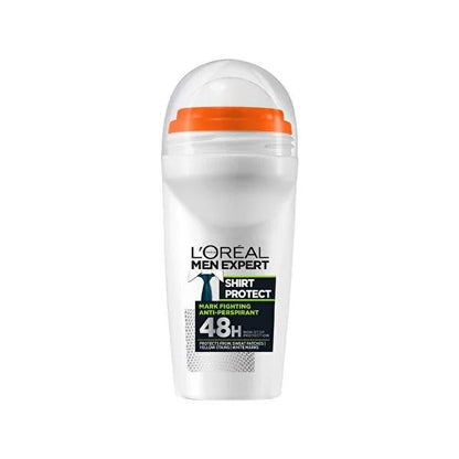 L'Oreal Paris Men's Antiperspirant Roll-On Deodorant - 48 Hour Protection, Anti-Stain, Long-Lasting Freshness