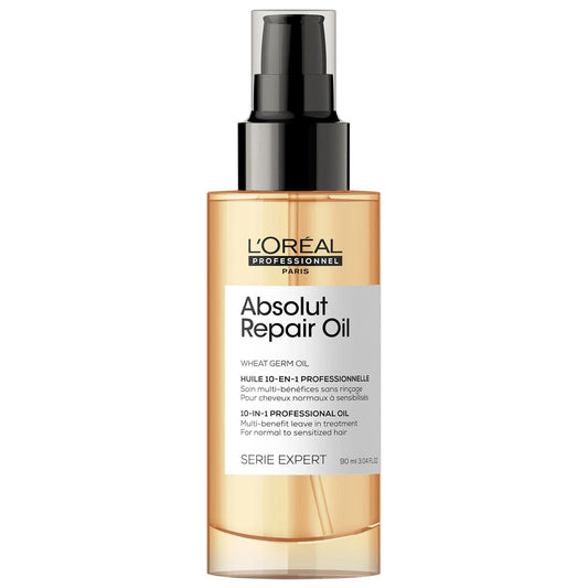 Absolut Repair 10-In-1 Hair Oil for Dry, Damaged Hair - Hydrating, Heat Protecting Hair Care
