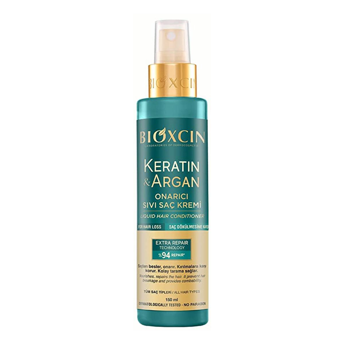 Bioxcin Keratin & Argan Hair Repair Cream - Nourishing, Anti-Hair Loss, Hypoallergenic Hair Care