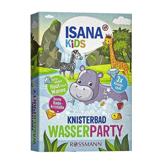 Isana Kids Fun Bath Crumble: Color & Crackle. Safe, Non-Staining Kids Bath Colorant for Enjoyable & Educational Bath Time