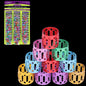 Hair Ornament Filigree Tube Assorted 12 mm