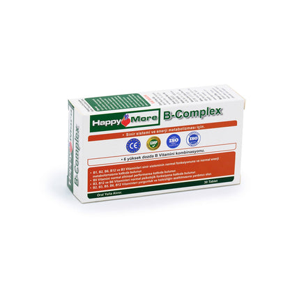 Happymore B Complex Vitamin Supplement 30 Tablets
